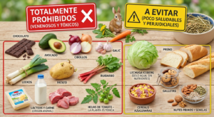 Alimentos que nunca debes darle